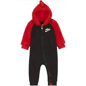 Nike Baby Boy's Sherpa Long Sleeve Hooded Onesie